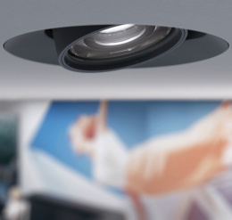 Quinta: The recessed spotlight with low brightness lenses