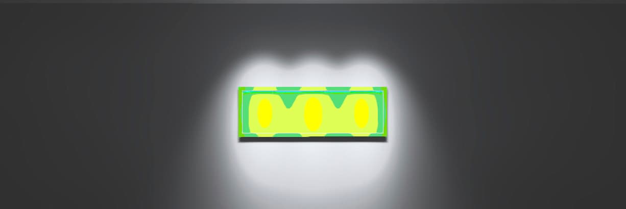 ERCO Strahler beleuchten Kunst: Linsen für präzise Lichtverteilung im Museum.