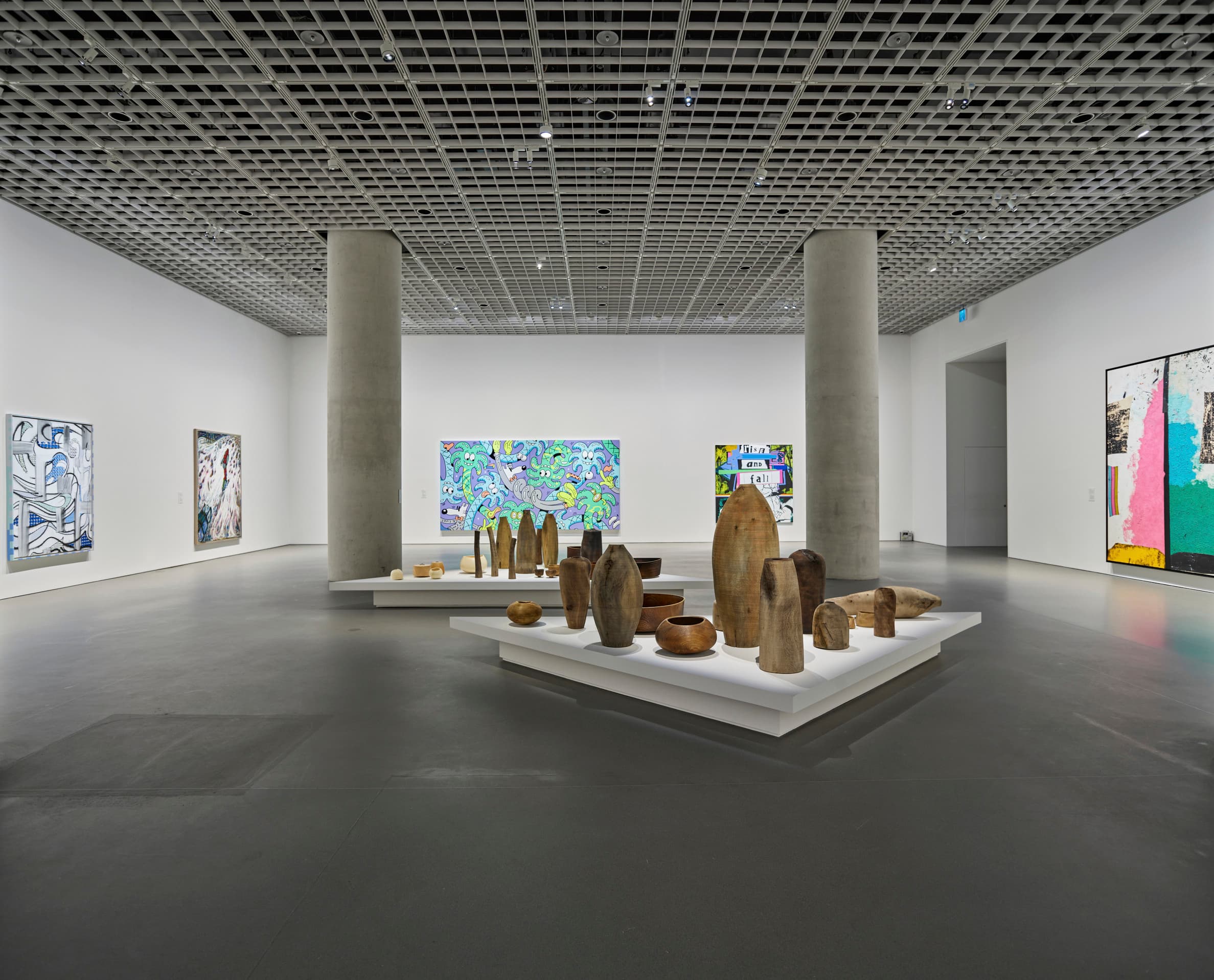 Ausstellung 'Chapter Three' im Amorepacific Museum, Seoul, mit ERCO Strahlern beleuchtet.