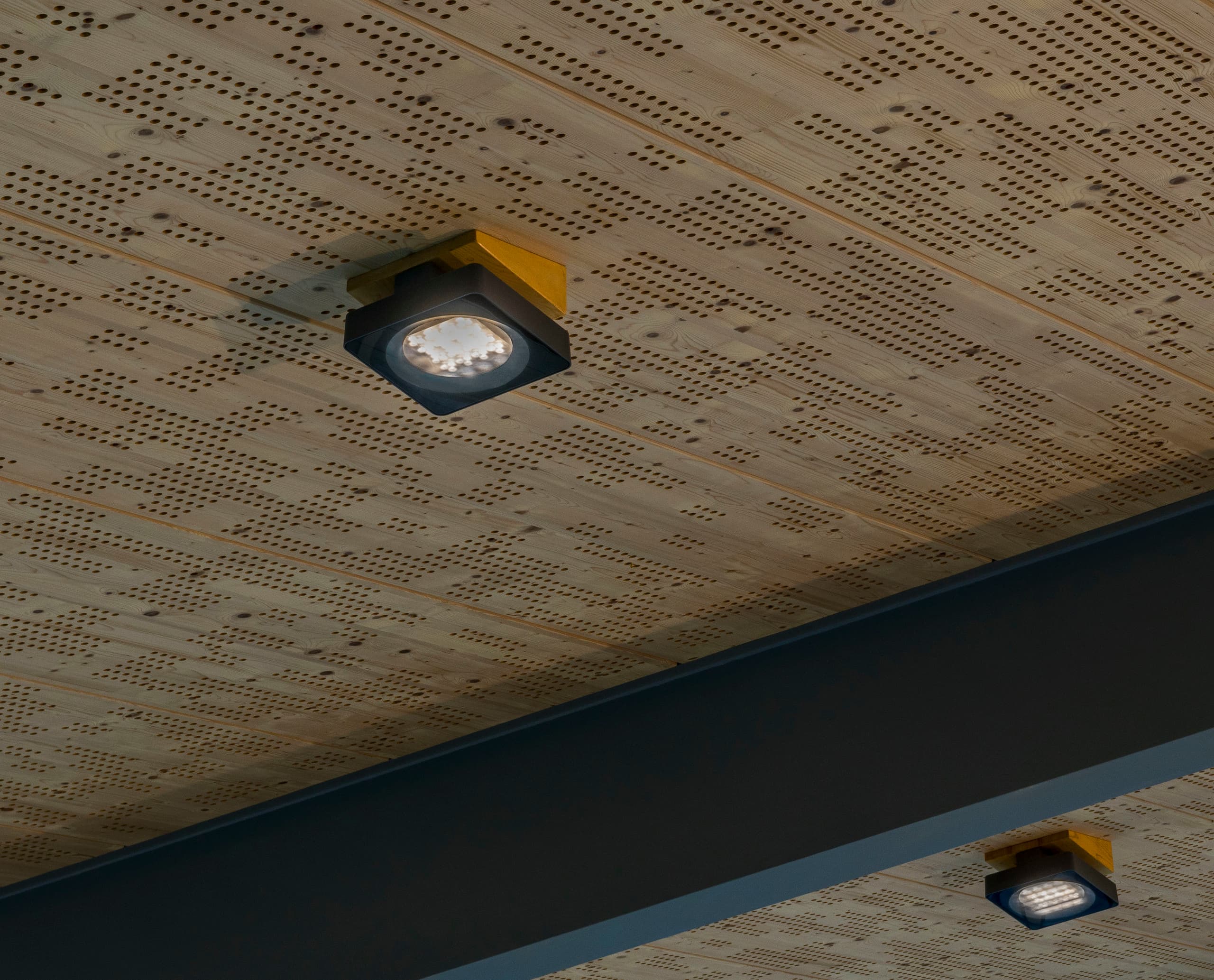 ERCO Lightscan Strahler für akzentuierte Beleuchtung im Sportbad Friedrichshafen.