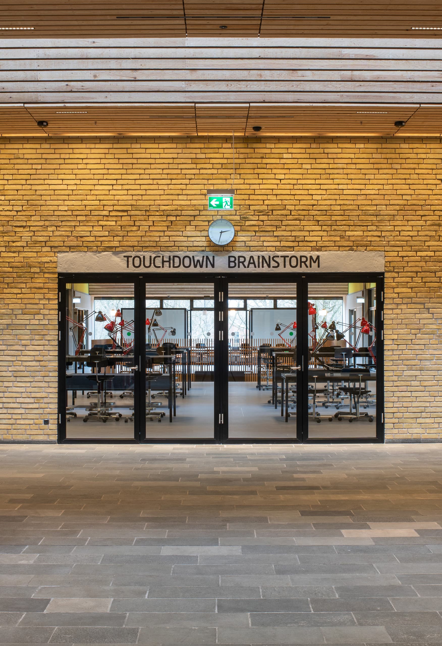 LED-Beleuchtung im Raum 'Touchdown Brainstorm' der Technischen Universität Dänemark.