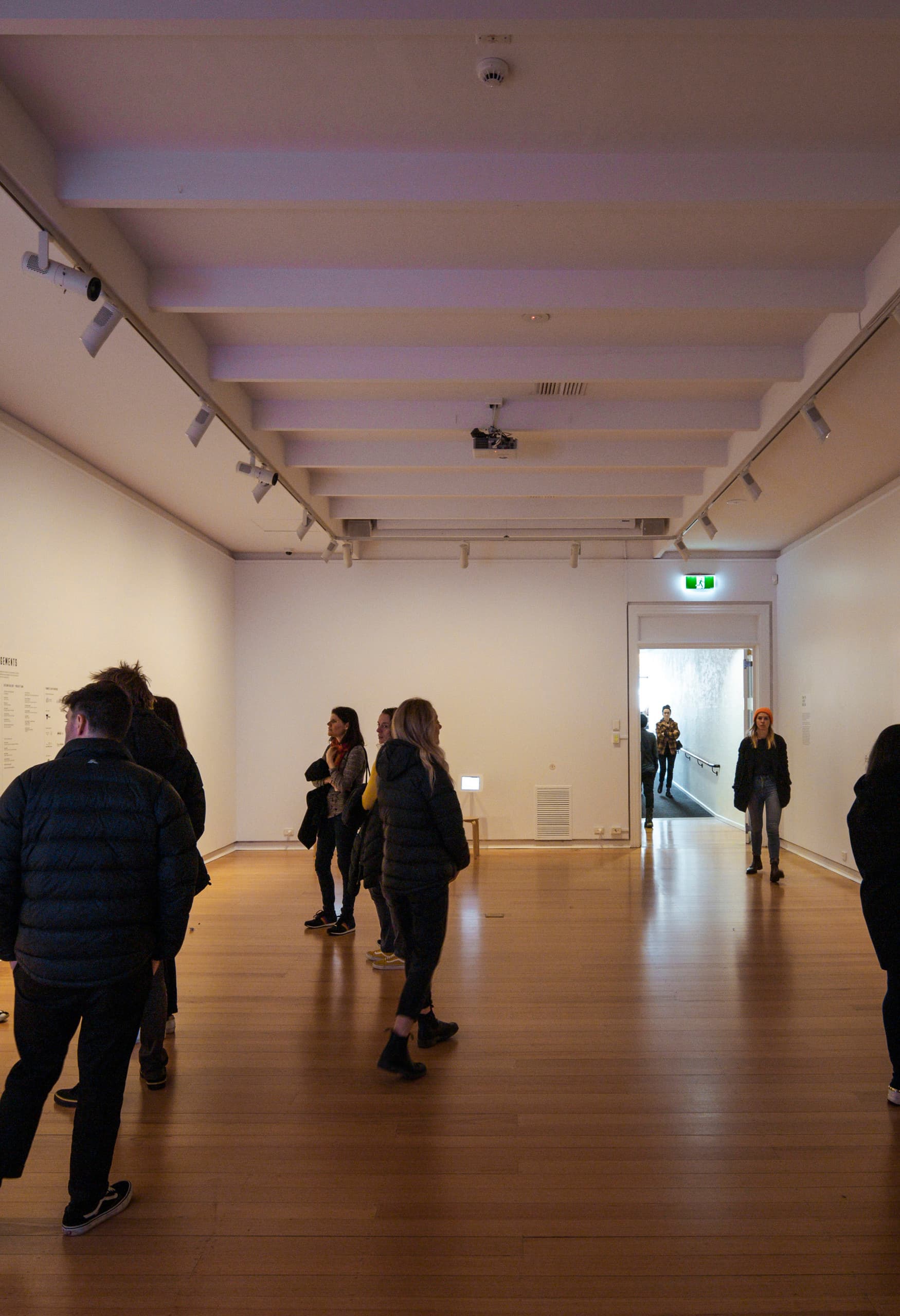 Geelong Gallery, Victoria, mit ERCO Eclipse Strahlern für flexible Kunstbeleuchtung.