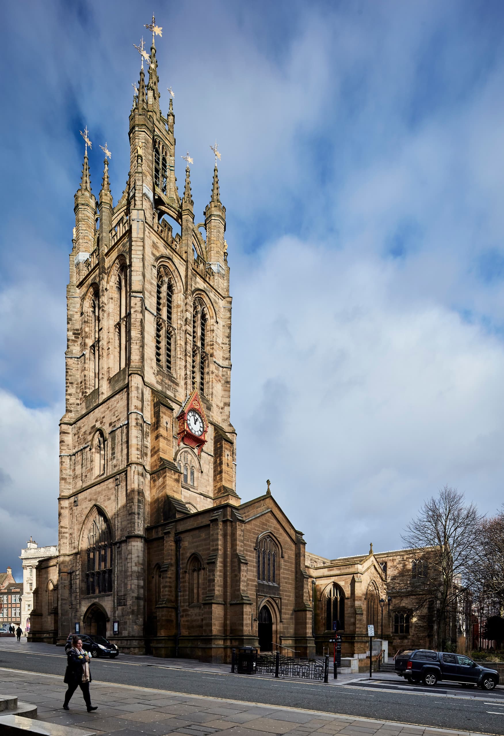 Newcastle Cathedral mit ERCO LED-Beleuchtung für eine nachhaltige und zukunftssichere Beleuchtung.