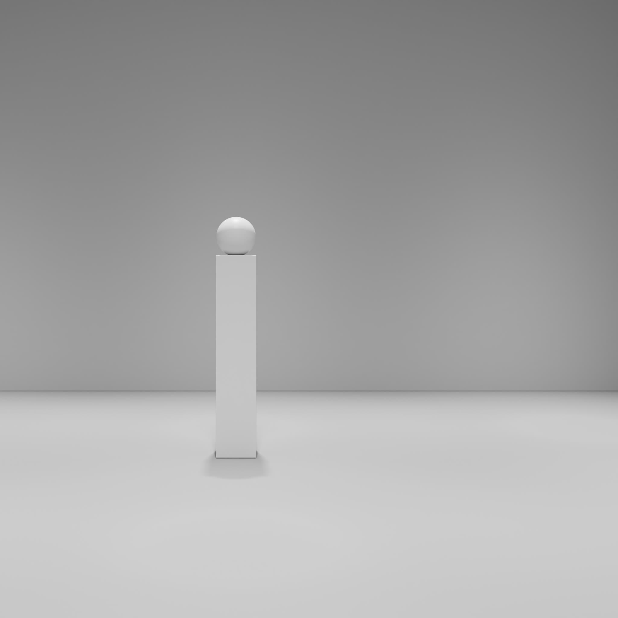 Stele diffuse Beleuchtung