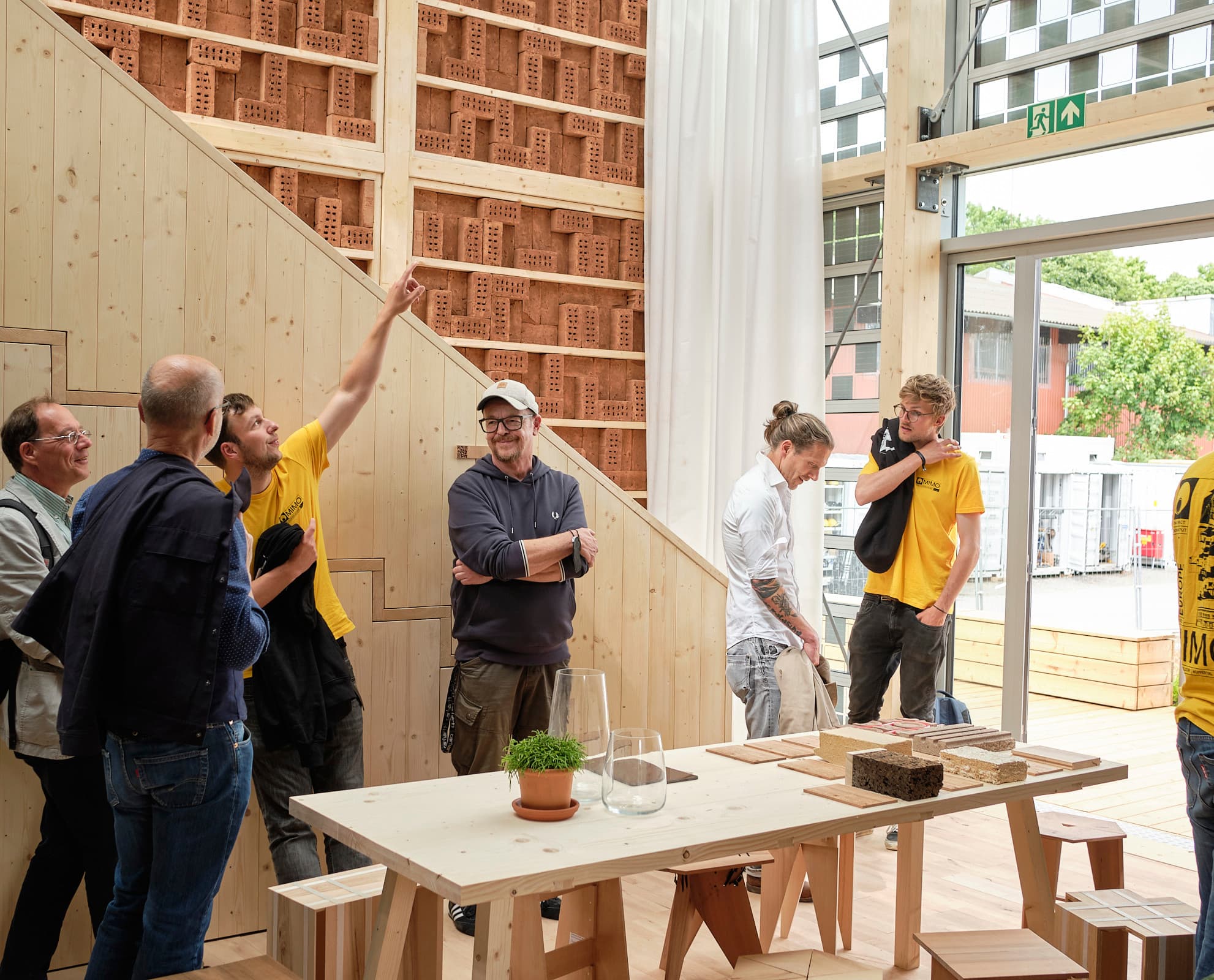 Team MIMO's nachhaltiger Architektur-Prototyp beim Solar Decathlon Europe 21/22 in Wuppertal.