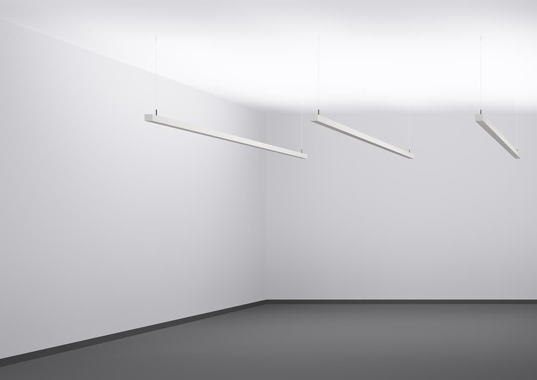 ERCO Lichtstrukturen für indirekte Beleuchtung im Raum, die diffuses Licht erzeugen.
