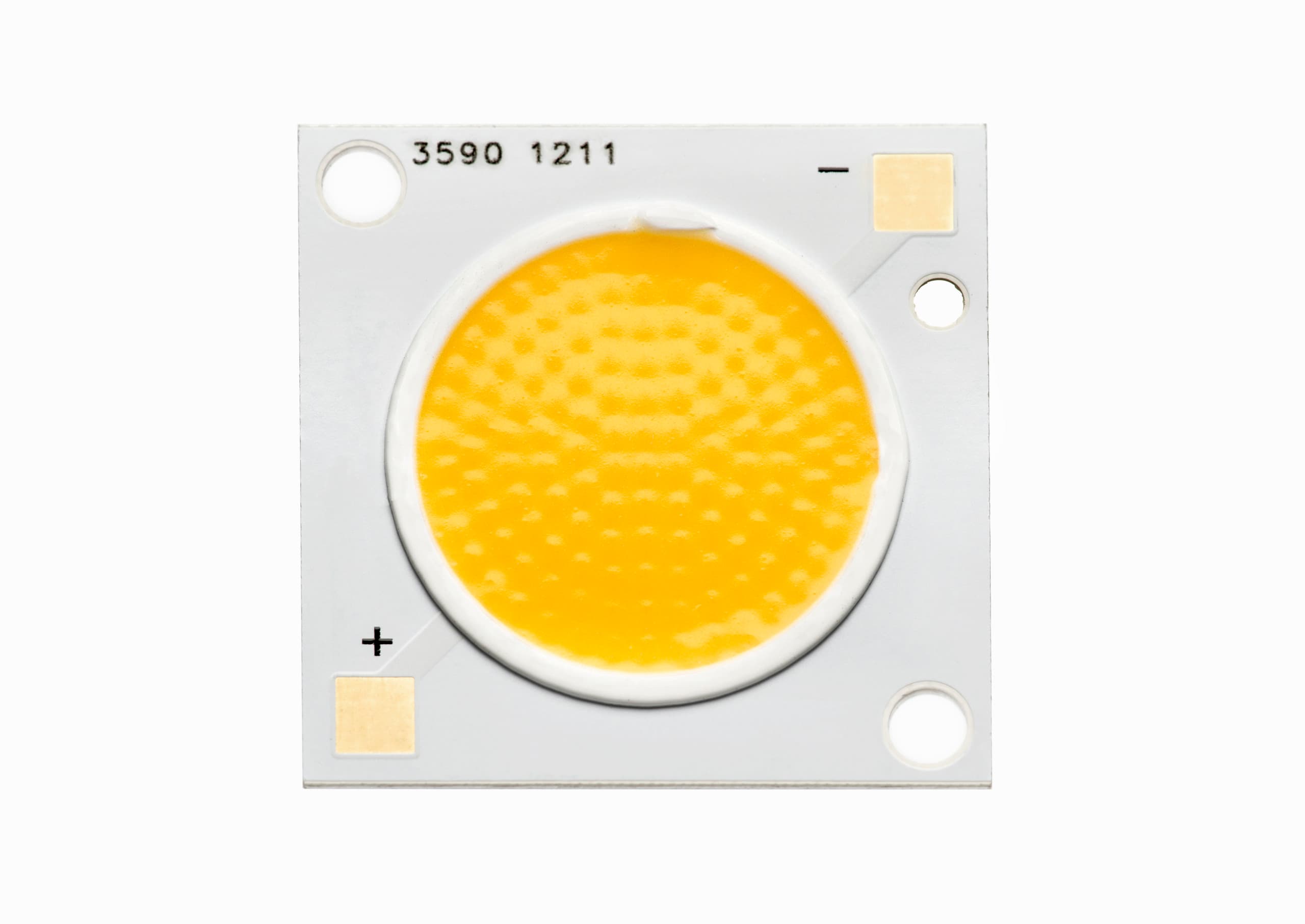 Nahaufnahme einer COB-LED (Chip-on-Board) zur Verwendung in ERCO-Leuchten.