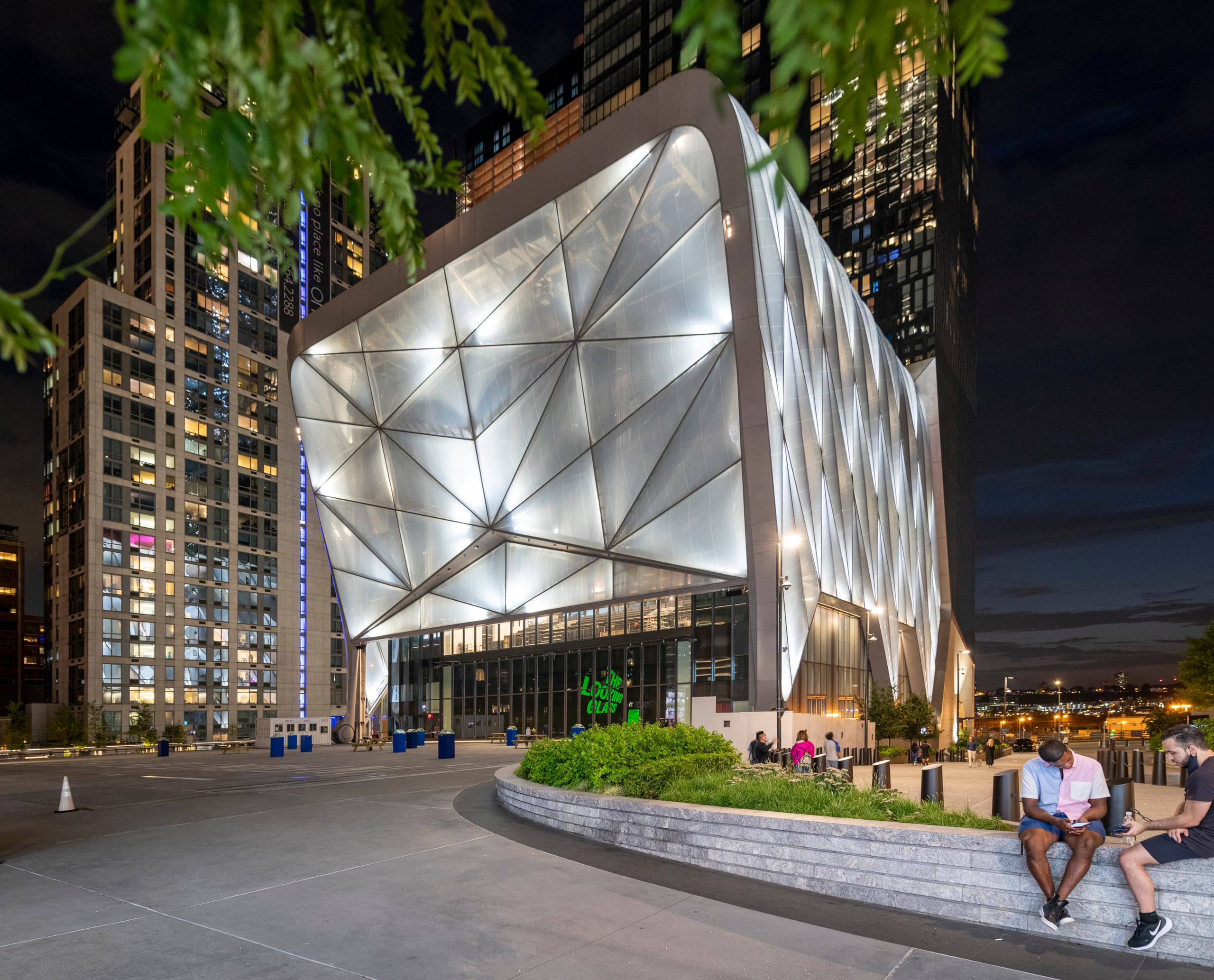 Die Shed/Hudson Yards, New York, beleuchtet mit ERCO Licht.