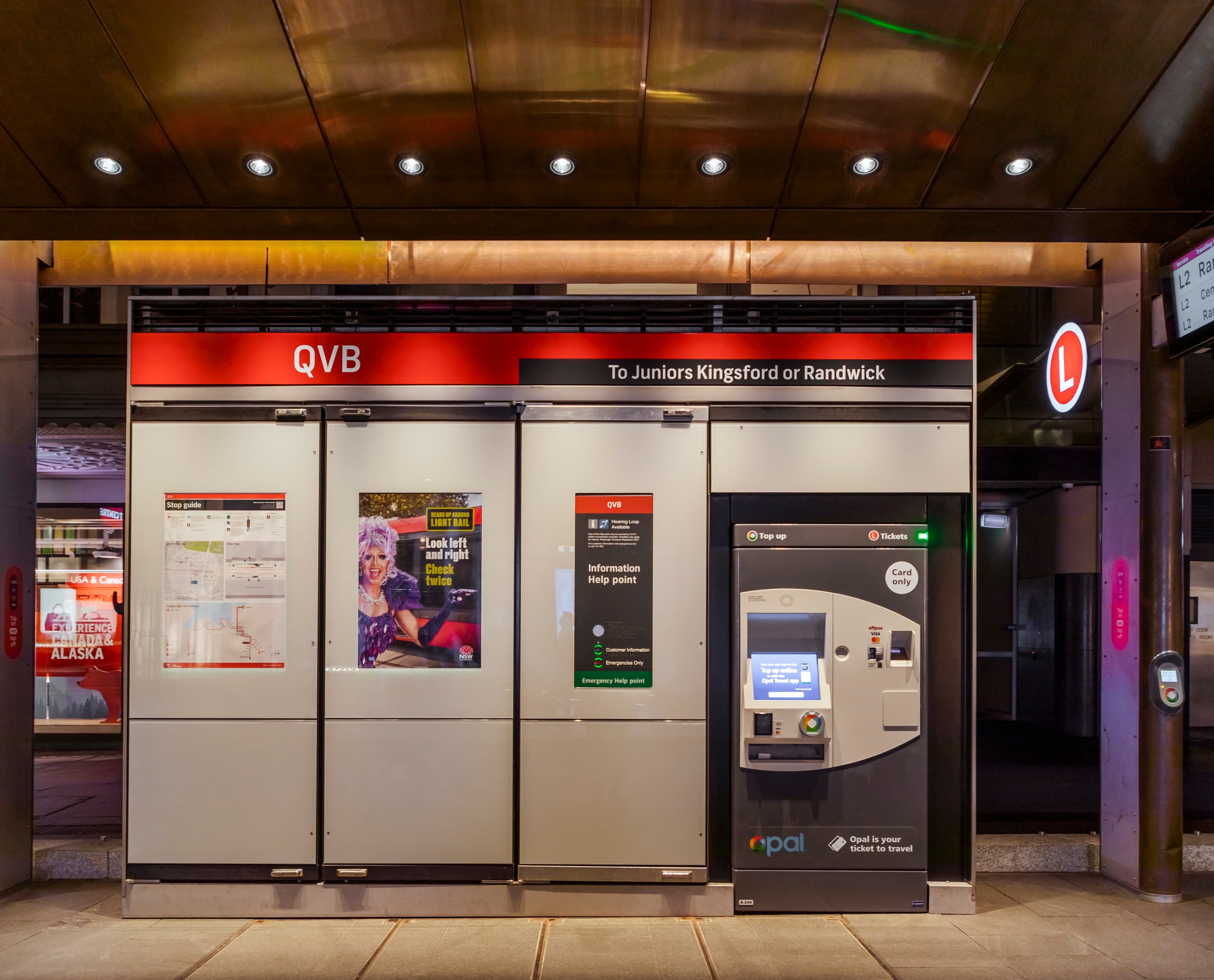 Light Rail Station, QVB, Sydney