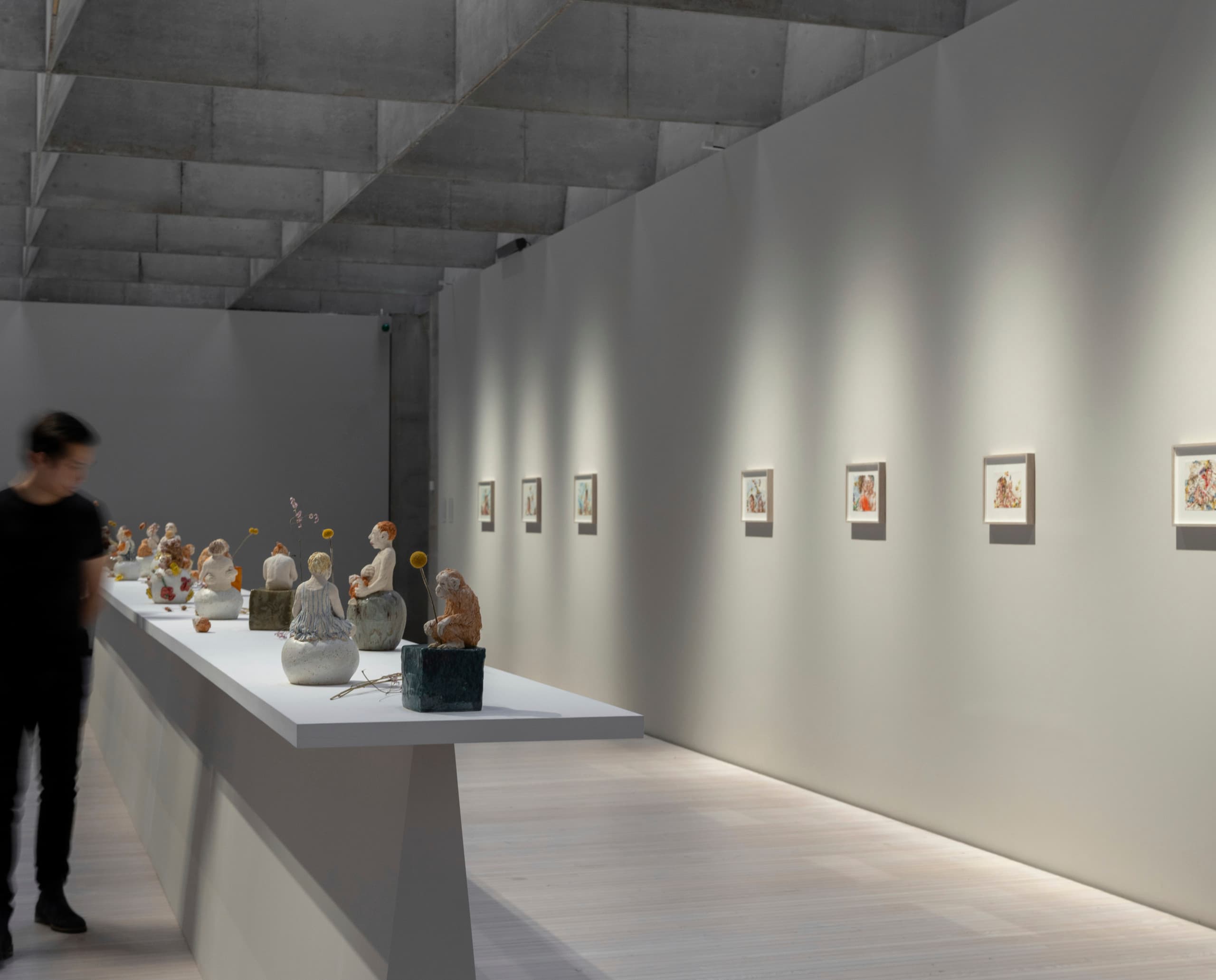 ERCO LED-Beleuchtung in der Liljevalchs Kunsthalle, Stockholm, mit flexiblen Strahlern für Kunstausstellungen.