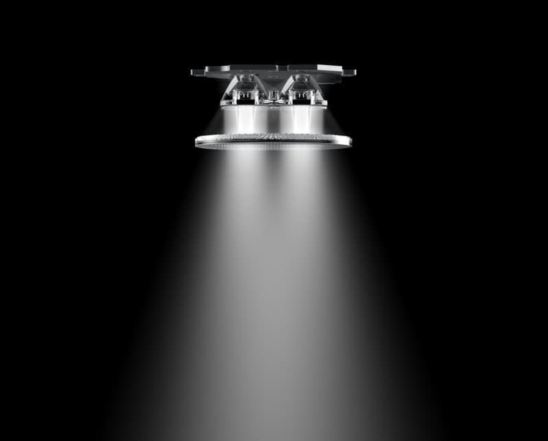 ERCO Downlight für Bürobeleuchtung, akzentuiertes Licht für moderne Arbeitsplätze.