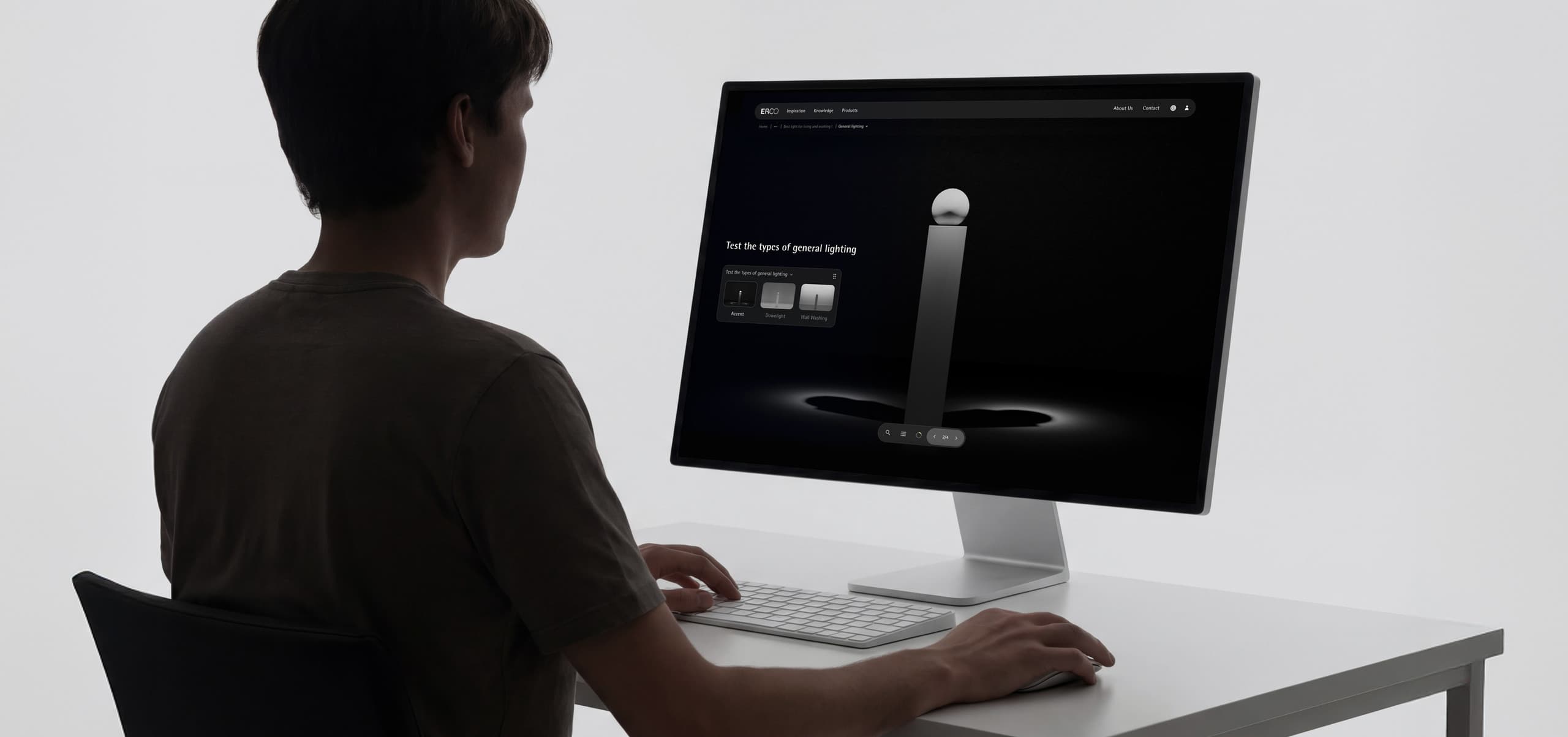 People looking at a screen
