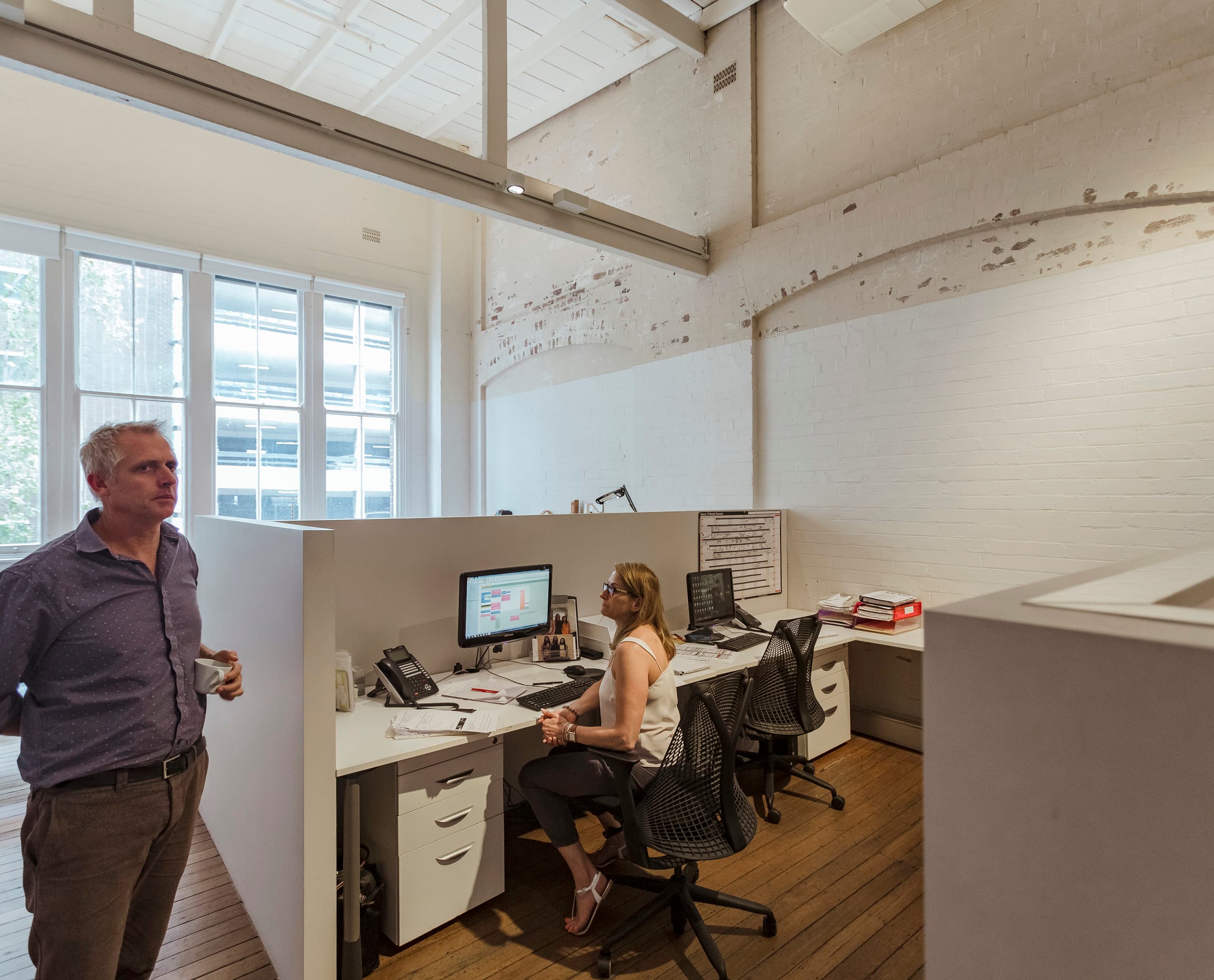 Das Büro von Candalepas Associates in Sydney mit ERCO Beleuchtung für effektives und angenehmes Licht.