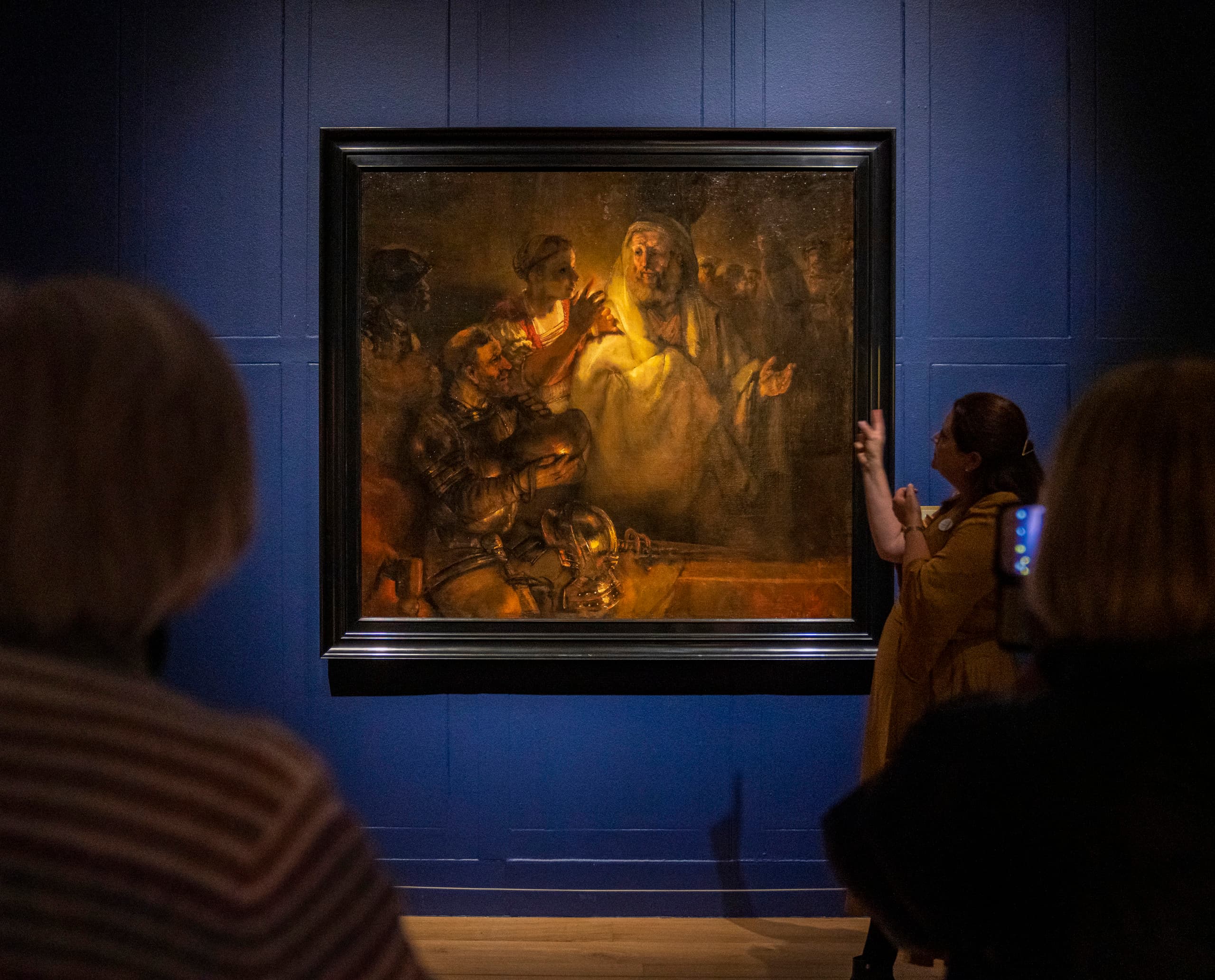 Rembrandt-Gemälde in der Dulwich Picture Gallery, beleuchtet mit ERCO LED-Strahlern.