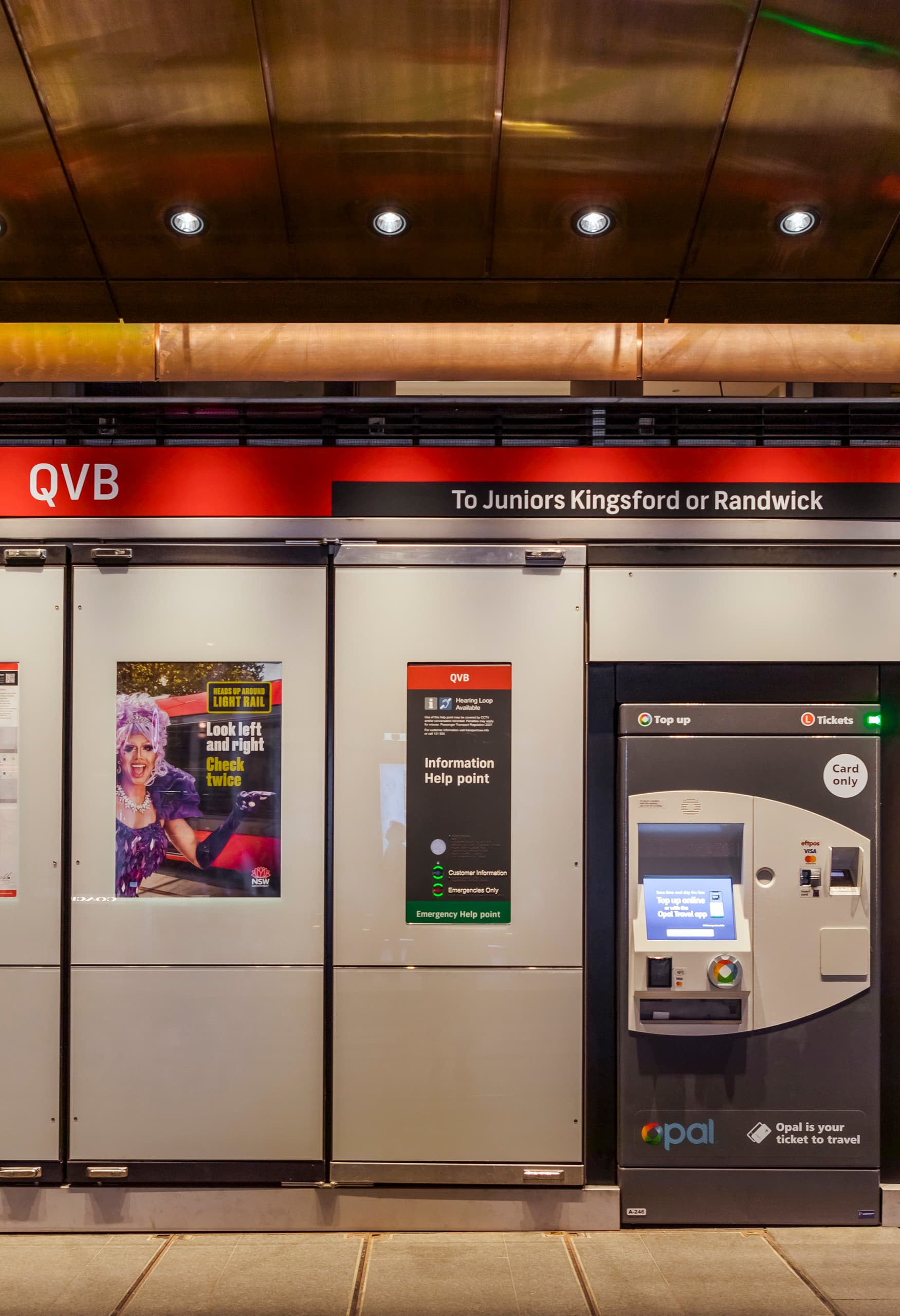 Light Rail Station, QVB, Sydney