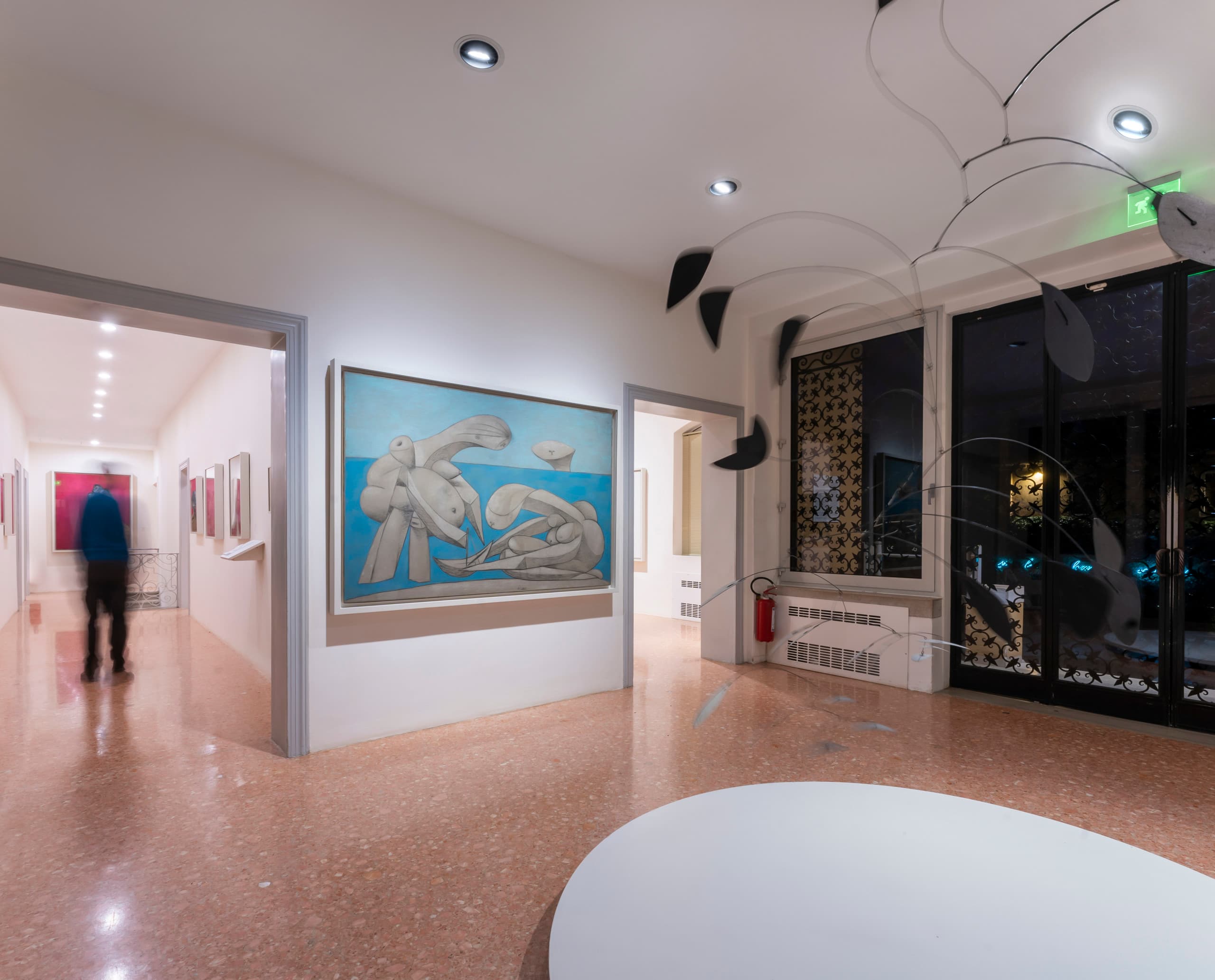 Peggy Guggenheim Collection, Venedig: Kunstwerke beleuchtet mit ERCO LED-Strahlern für verbesserte Lichtqualität.