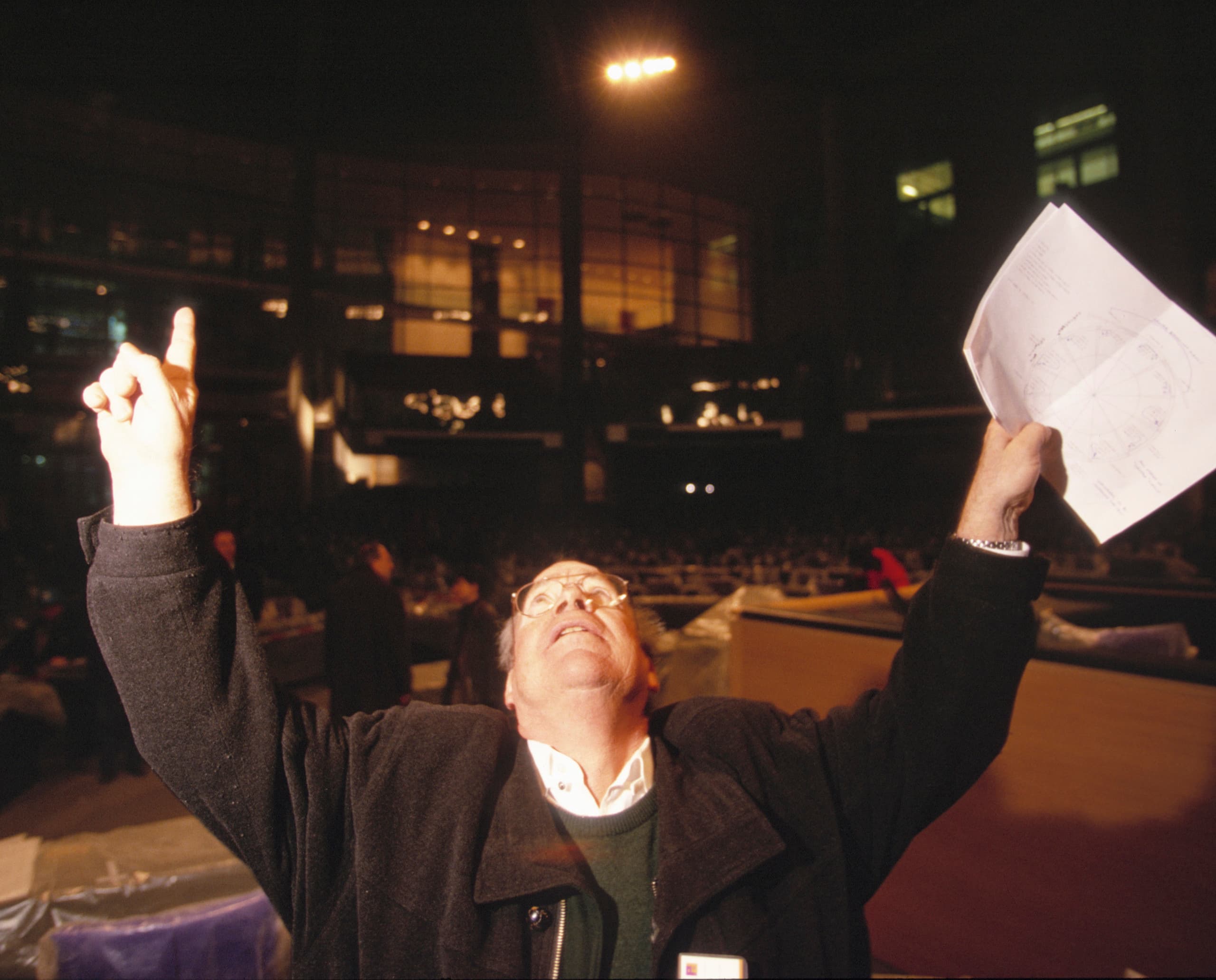 Beleuchtete Reichstagskuppel: Lichtplanung von Claude Engle für ERCO.