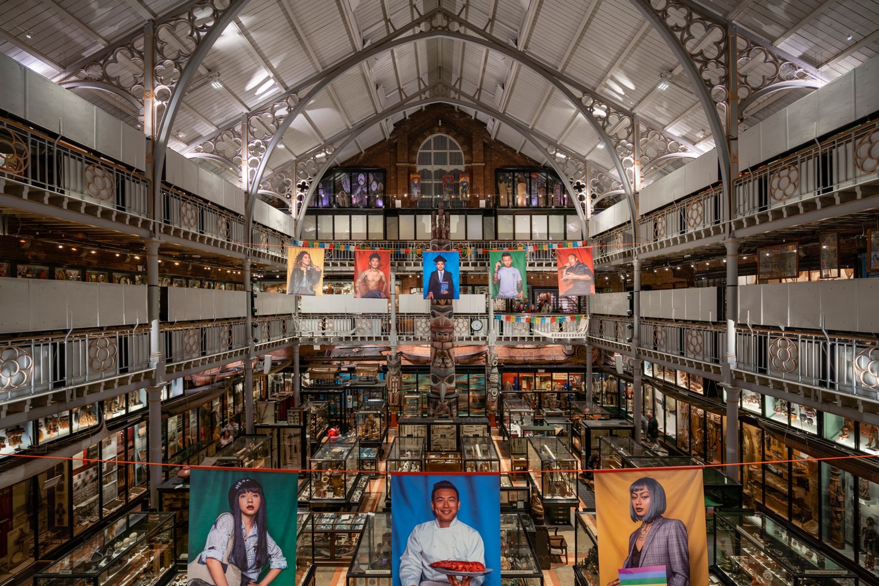 Pitt Rivers Museum, Oxford. Photographie : Gavriil Papadiotis, Londres.