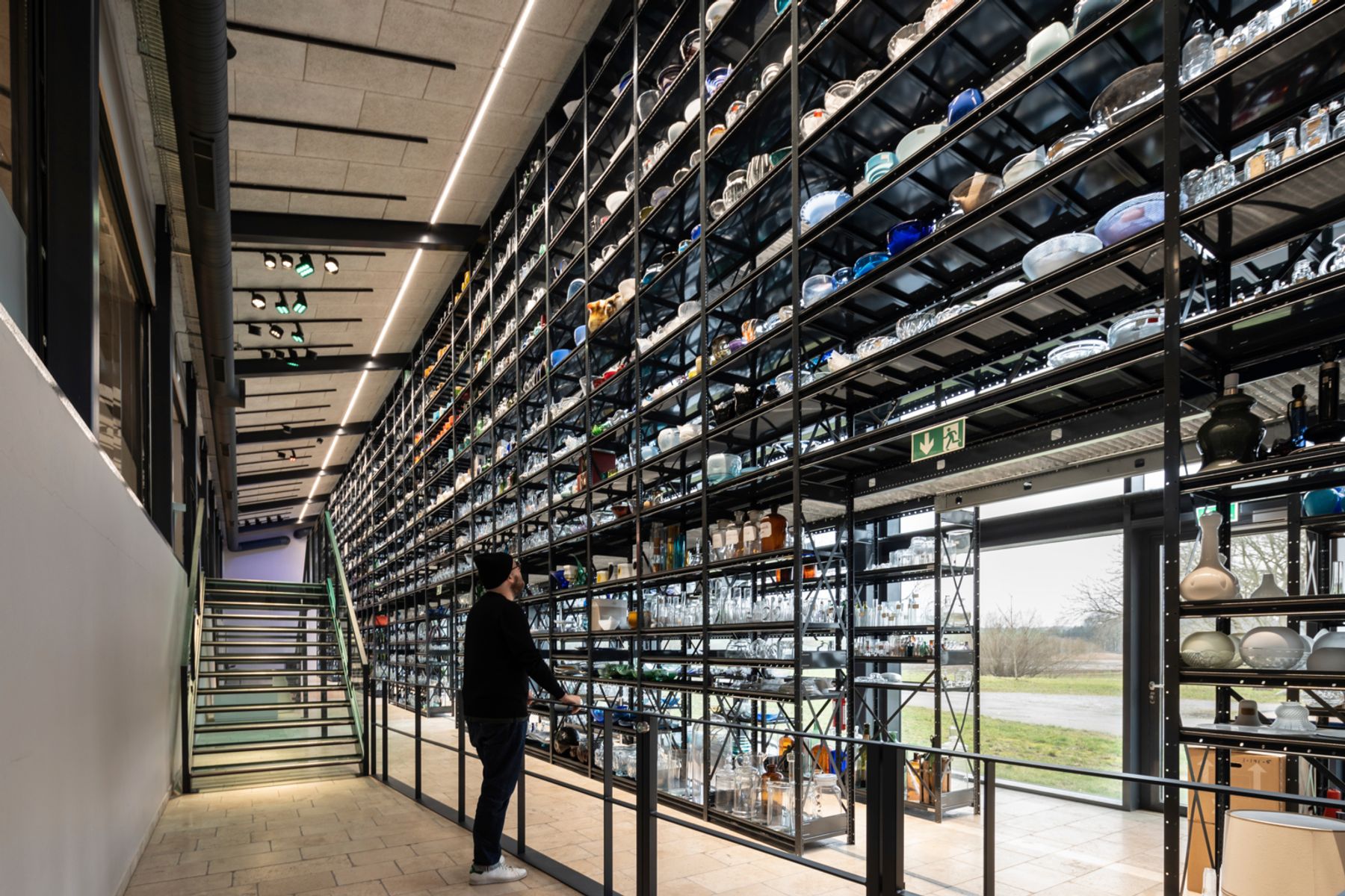 Verrerie & musée du verre Holmegaard, Danemark. Conception lumière : Iben Winther Orton, Lightscapes ApS, Fredensborg, Danemark / Carl-Henrik Hansen, Musée Sydøstdanmark, Danemark. Photographie : Tomasz Majewski.
