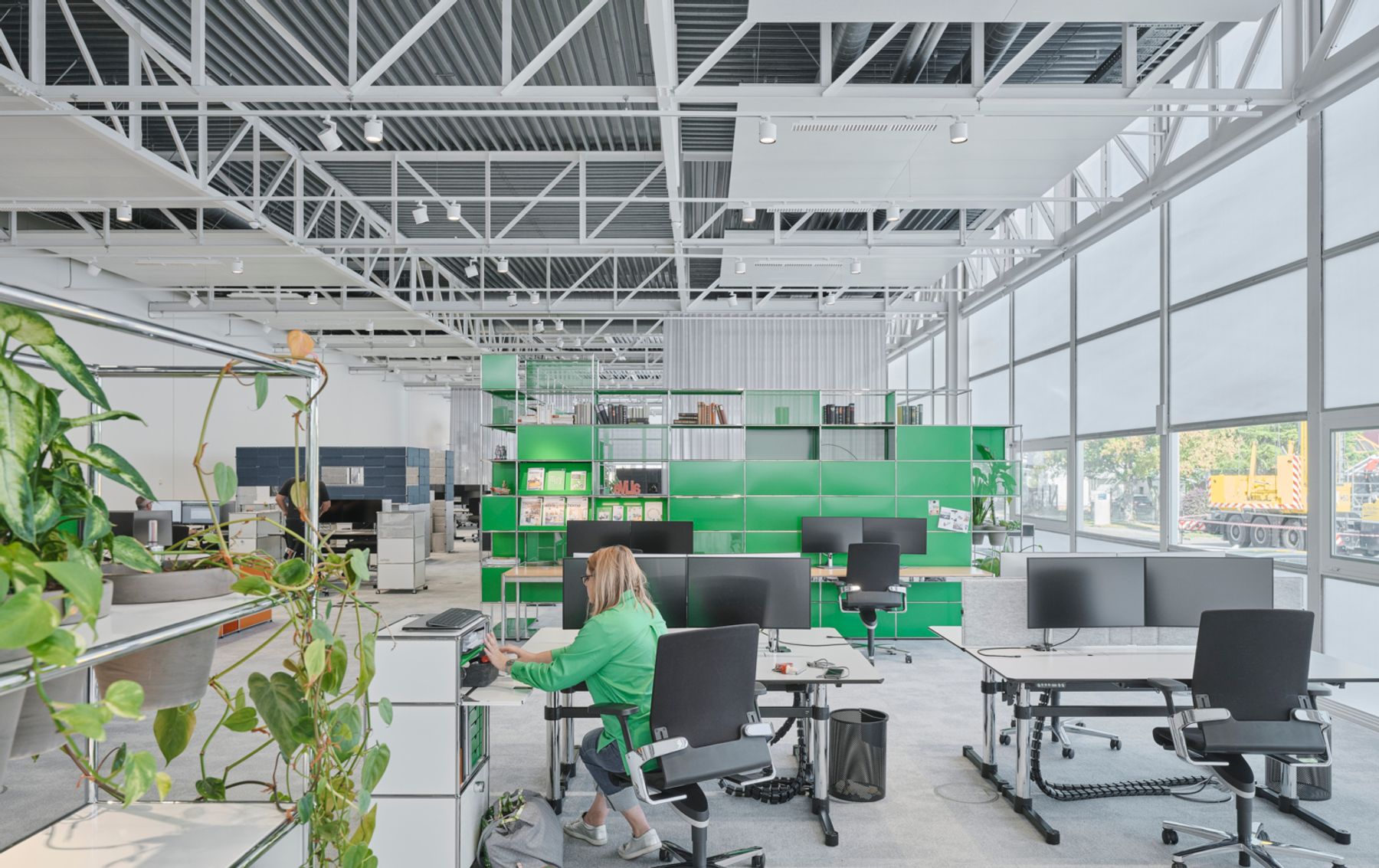 USM U. Schärer Söhne GmbH, Bühl. Architecture : Fritz Haller. Photographie : David Schreyer.
