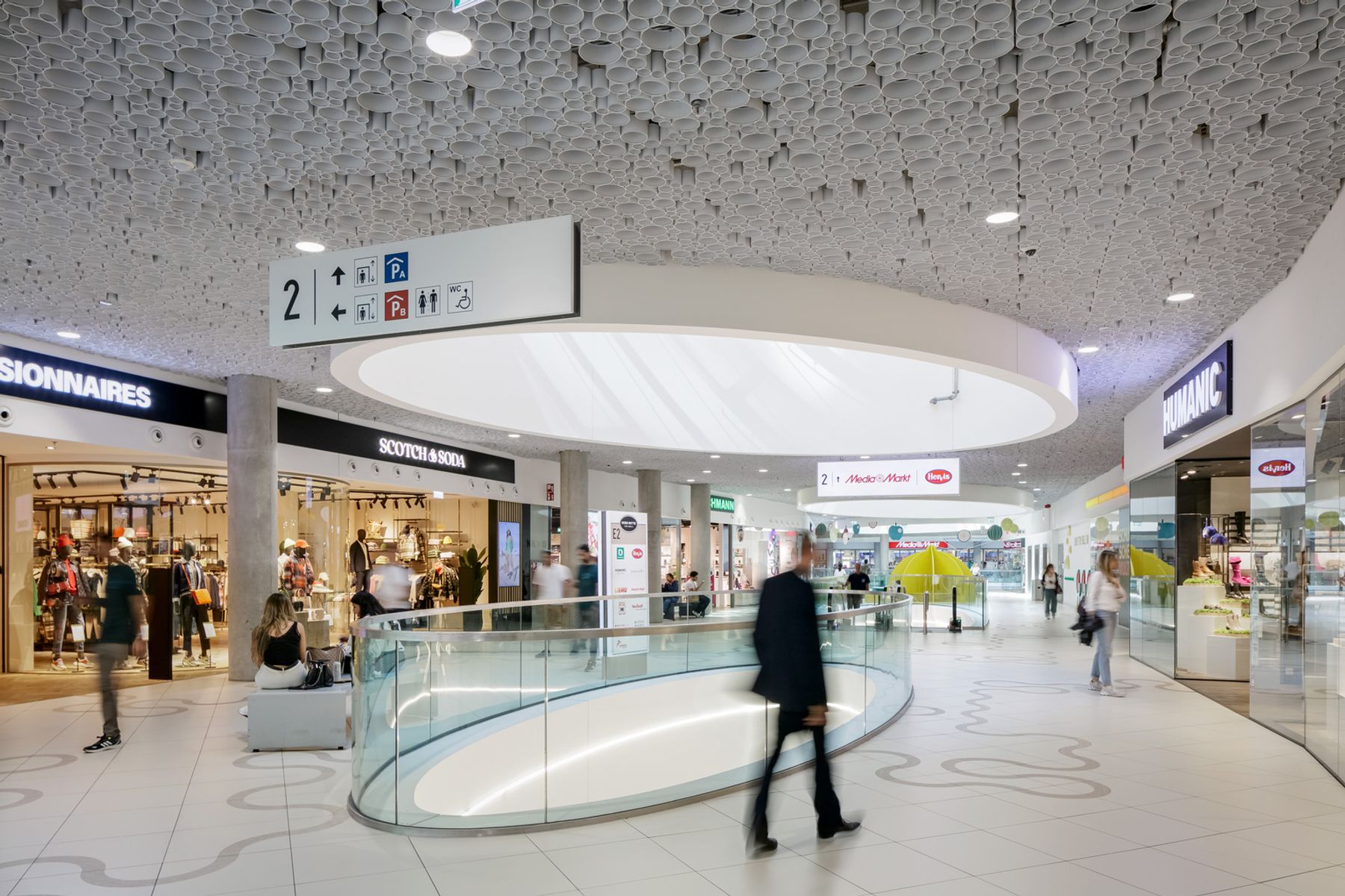 Wien Mitte/The Mall. Photographie : Mag. Michael Baumgartner ; KiTO.photography.