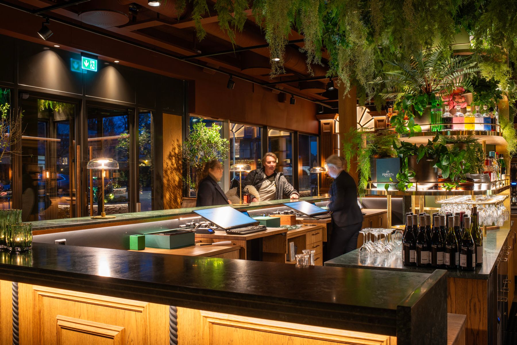 Villa Foresta Hotel, Stoccolma. Committente: SMS. Architettura/architettura di interni: Manor House AB. Progettazione illuminotecnica: Stockholm El-design AB. Fotografia: Johan Elm.