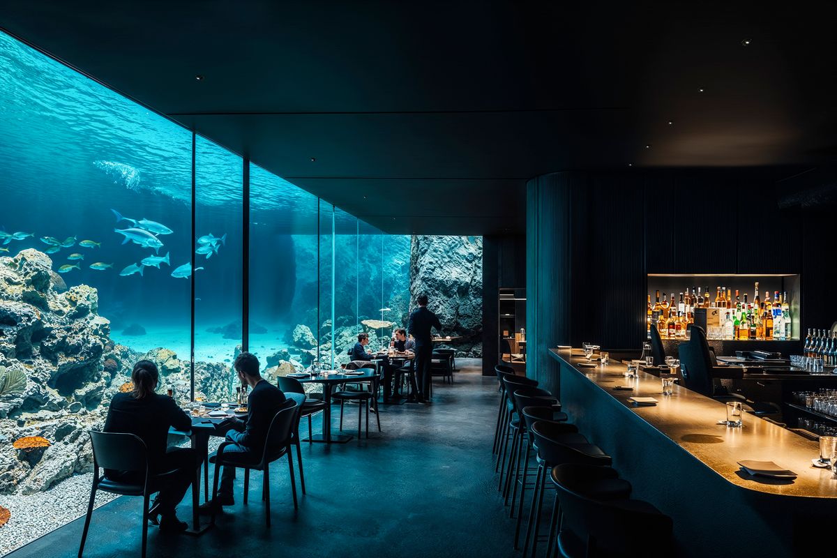 Luz en lugar de luminarias para crear efectos mágicos. Visualización: Electric Gobo