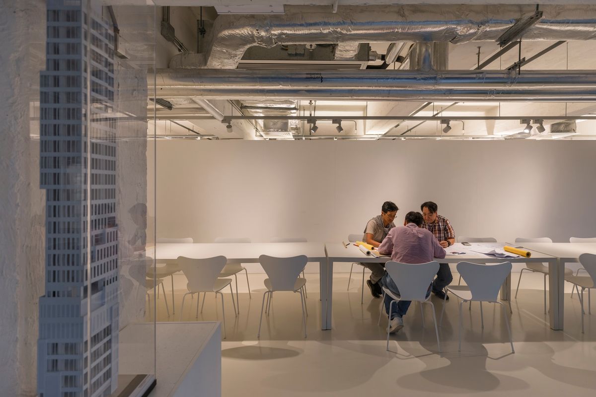 Bureaux de Archi+, Hong Kong. Architecture : Archi+, Hong Kong. Photographie : Jackie Chan.