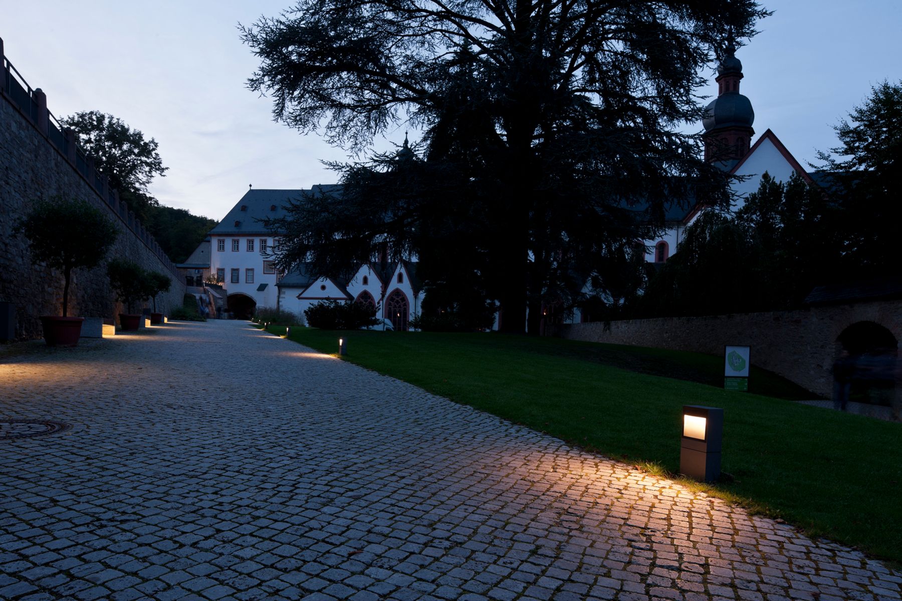 Eberbach monastery, Eltville. Architect: Rimpl + Flacht Architekten, Wiesbaden. Lighting design: Ing. Bamberger, Pfünz.