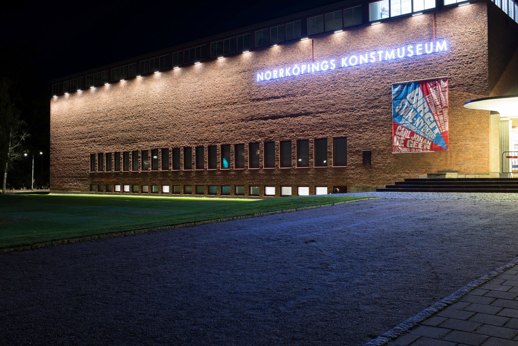 Norrköpings Konstmuseum, Norrköping. Progettazione illuminotecnica: InWhite Ljusmiljö AB, Norrköping. Fotografia: Johan Elm, Stoccolma.