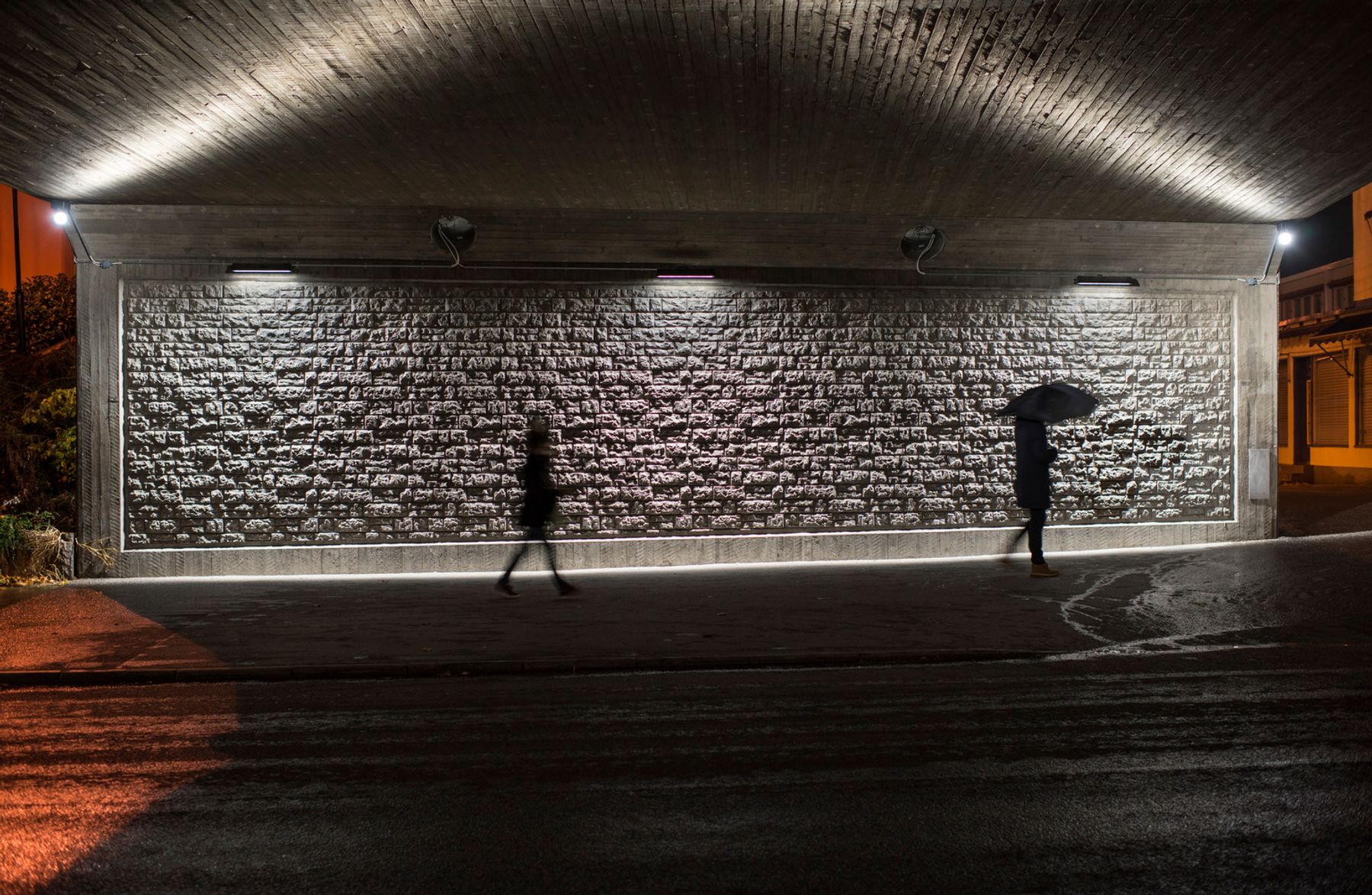 Tunnel Engelbrektsväg, Stockholm. Fotografia: Johan Elm, Stoccolma.