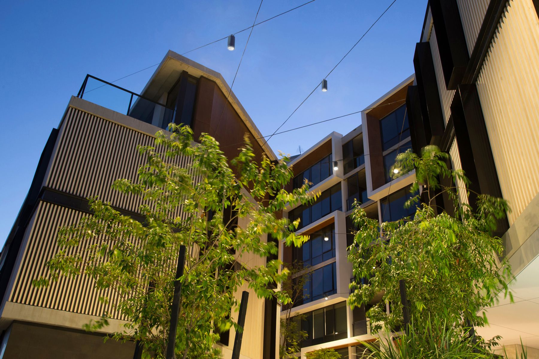 Liv Apartments, Fremantle. Ljusplanering: Lighting Options Australia, Perth. Foto: Matt Devlin, Perth.