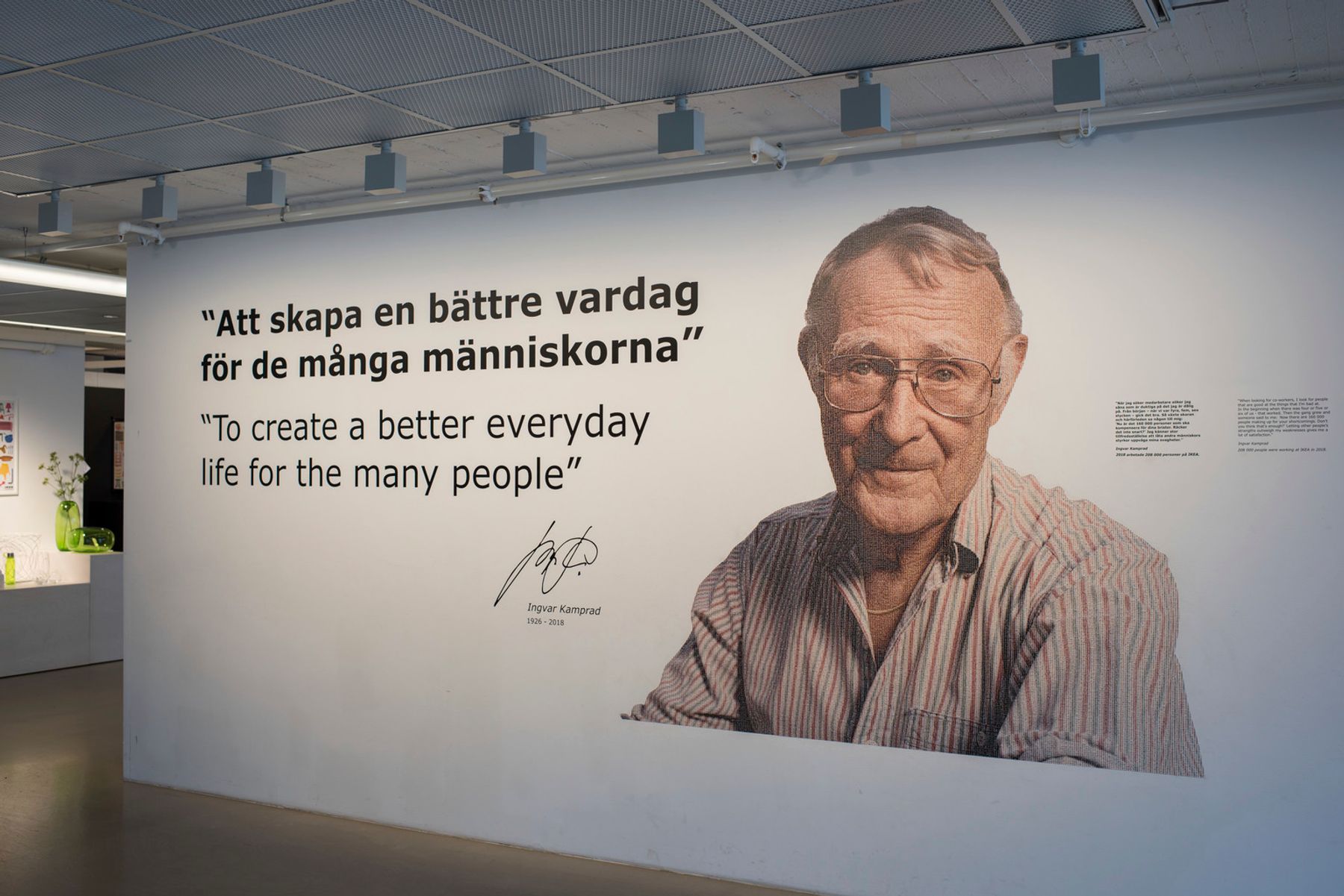 IKEA Museum, Älmhult. Lighting design: DHA Design London. Mechanical engineering: GMKI Elkonsult AB Malmö. Installation: ELUB AB Växjö. Photography: Johan Elm, Stockholm.