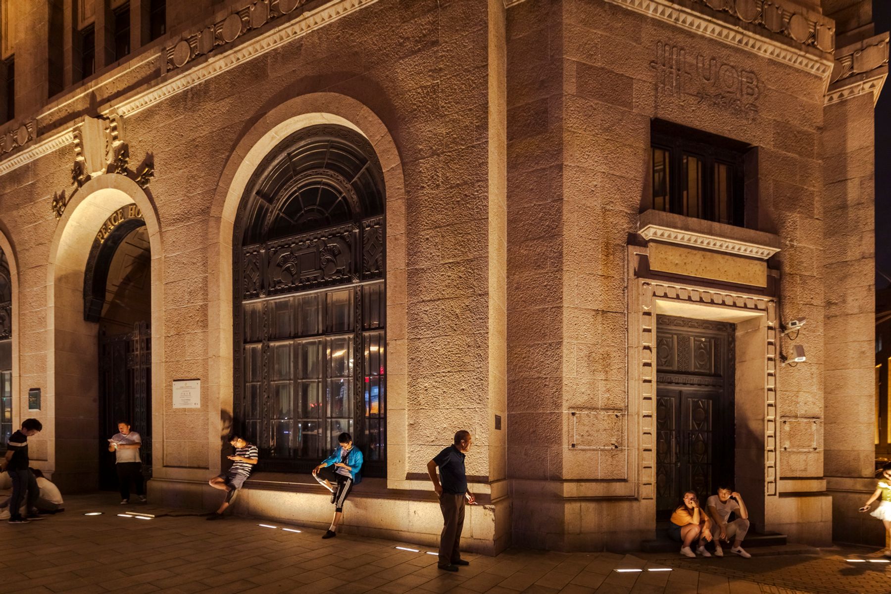 The Bund waterfront, Shanghai. Lighting design: Huangpu District Lighting Landscape Management Office. Photography: Jackie Chan, Sydney.