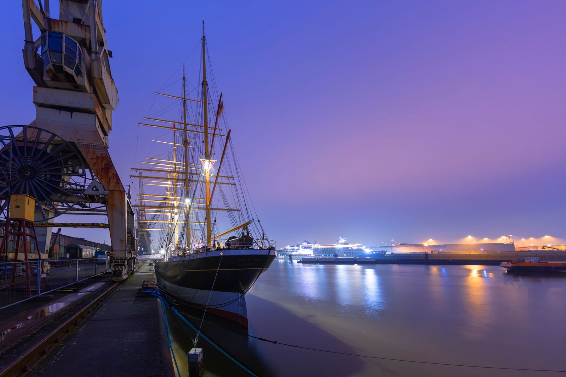 Peking sailing ship, Hamburg. Photography: Frieder Blickle, Hamburg.