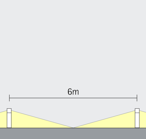 Lightmark - Large luminaire spacing