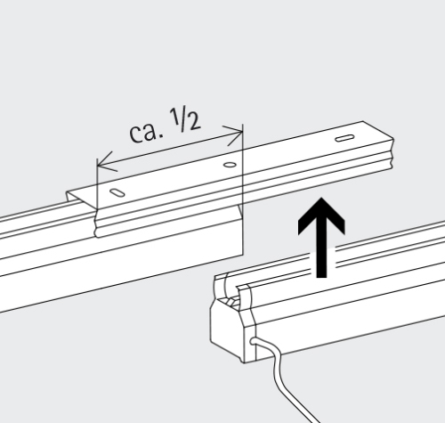 Lightgap - Continuous line arrangements are possible