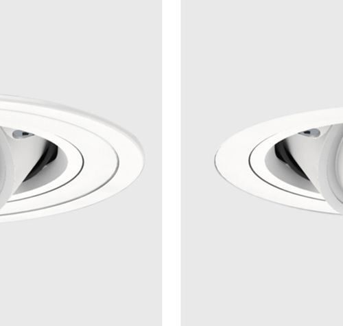 Gimbal - Encastrement recouvrant ou affleurant possible