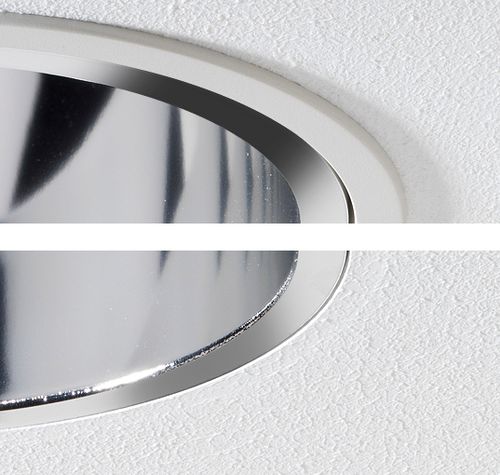 Quintessence square - Covered or flush mounting detail