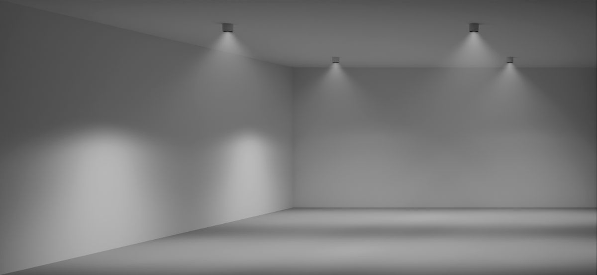 Aufbaudownlights oval wide flood