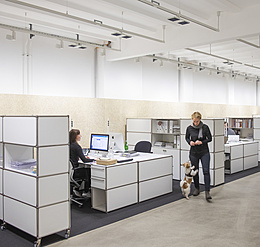 Lumière pour bureaux flexibles
