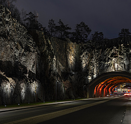 Stadspoort en Hinsetunnel, Karlshamn