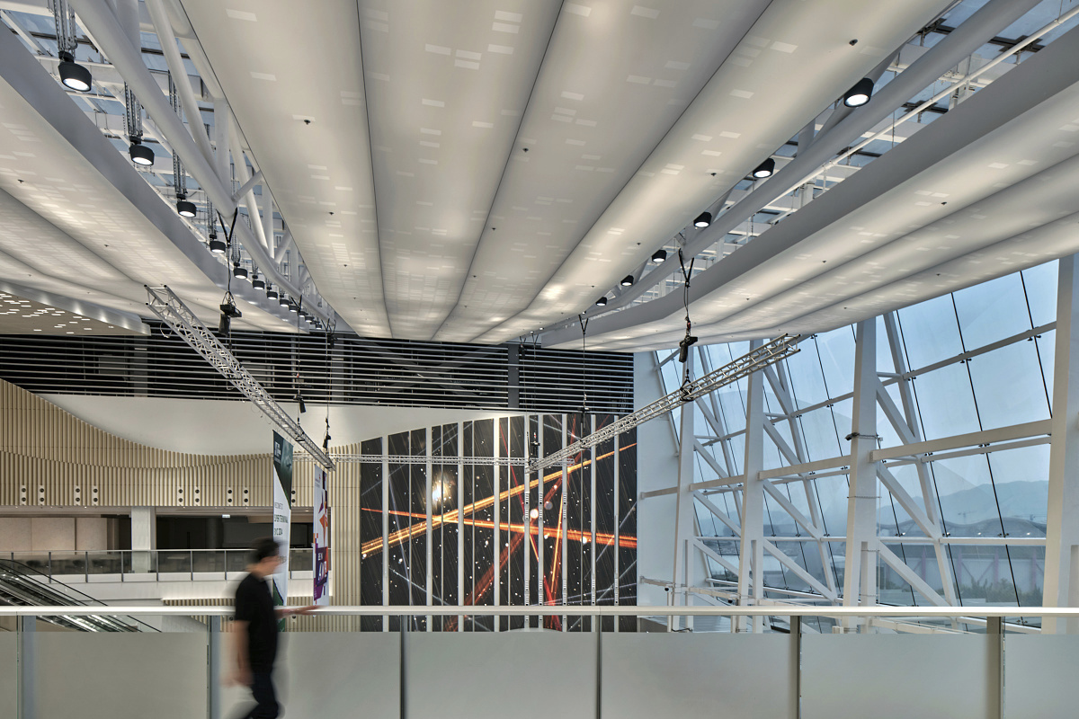 Asia World-Expo-Lobby van de oostelijke entree, Hongkong