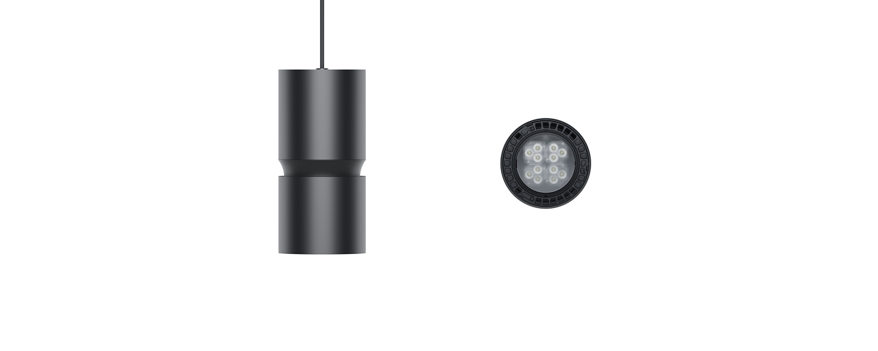 Atrium double focus - Pendant luminaires