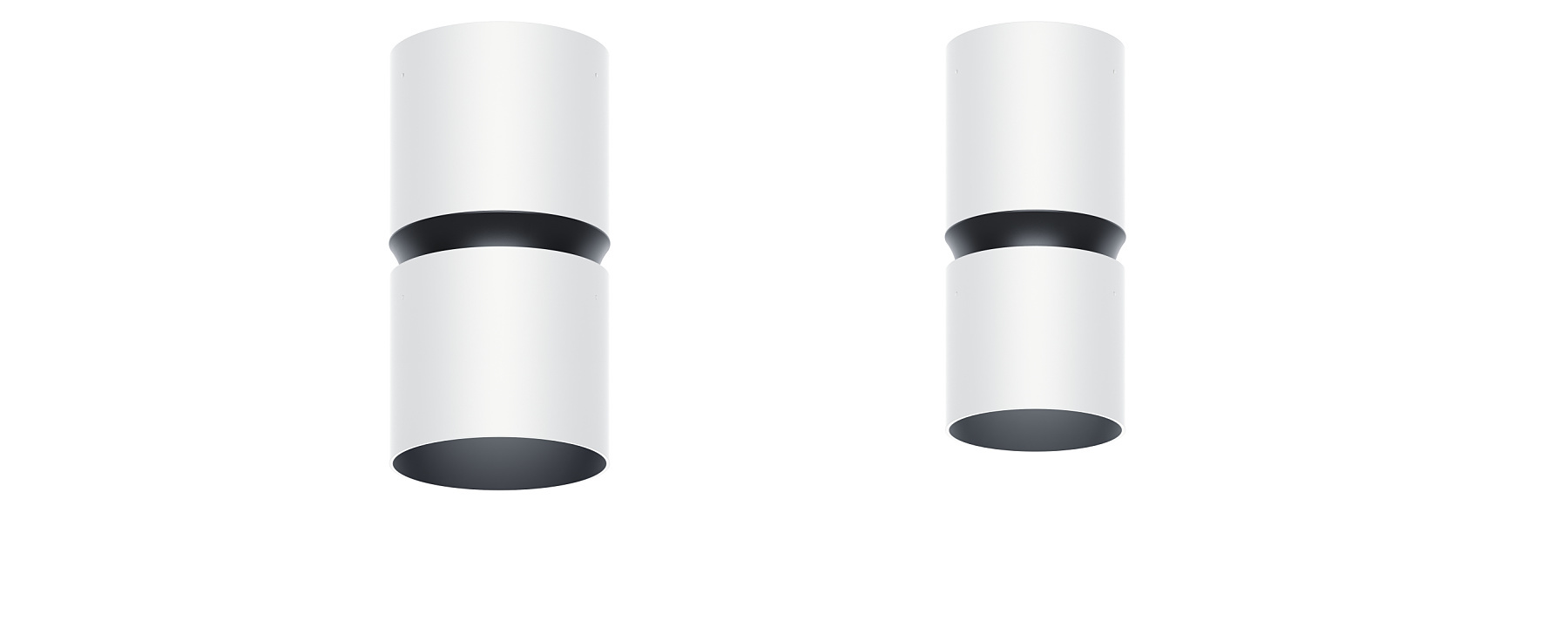 Atrium double focus - Surface-mounted luminaires