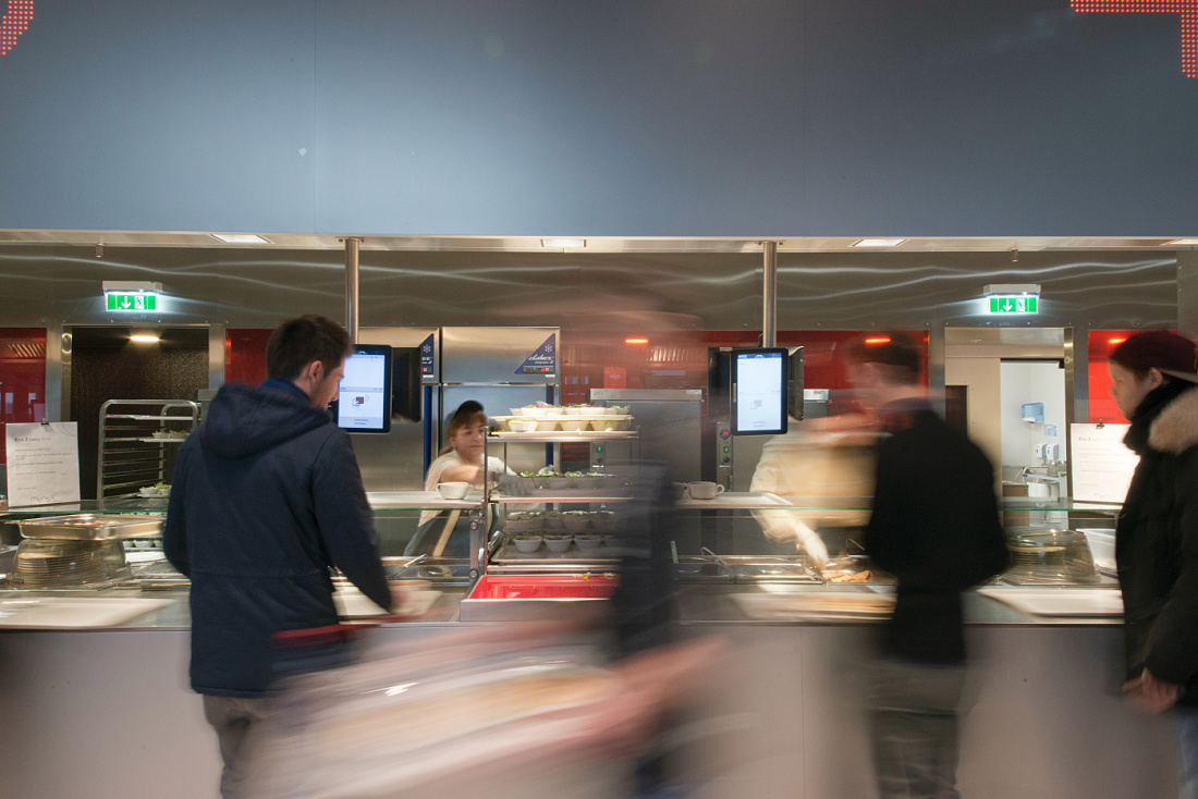 Cafeteria at the Vienna University of Economics and Business