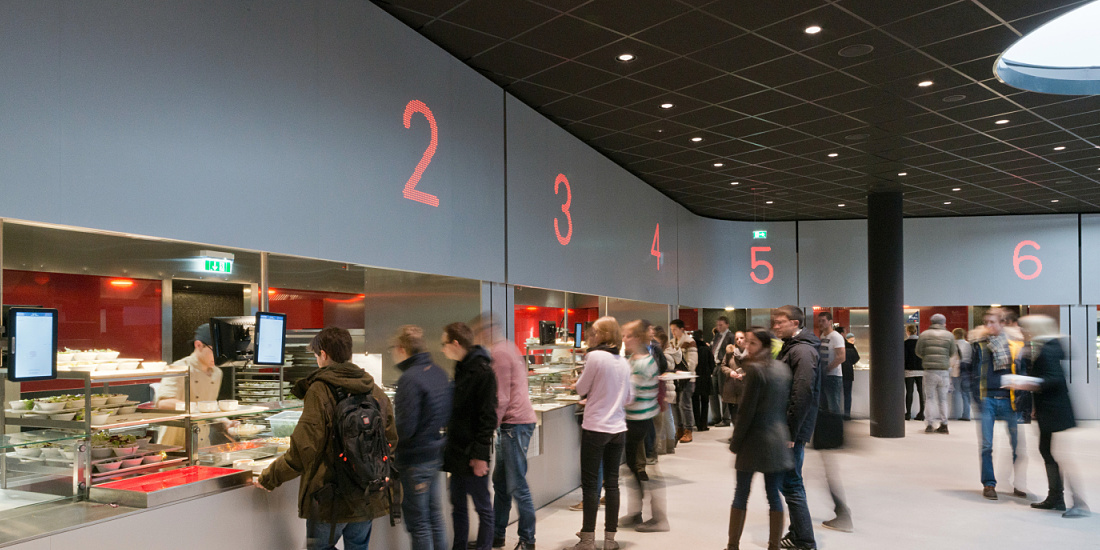Cafeteria at the Vienna University of Economics and Business