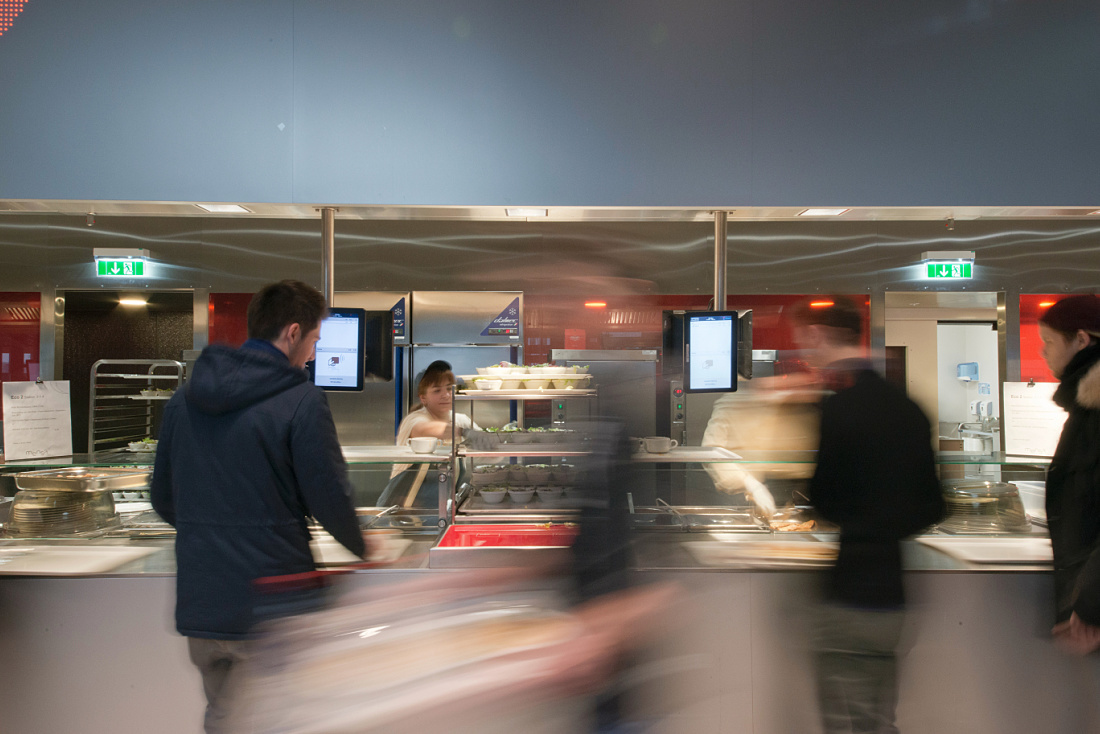 Cafeteria at the Vienna University of Economics and Business