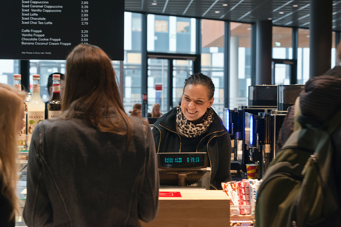 Cafeteria at the Vienna University of Economics and Business