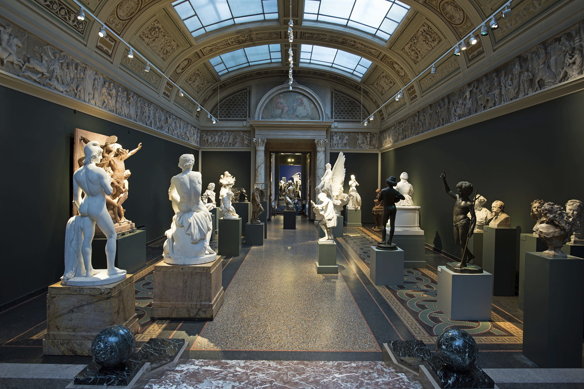 LED light: LED lighting in the Carlsberg Glyptotek, Copenhagen